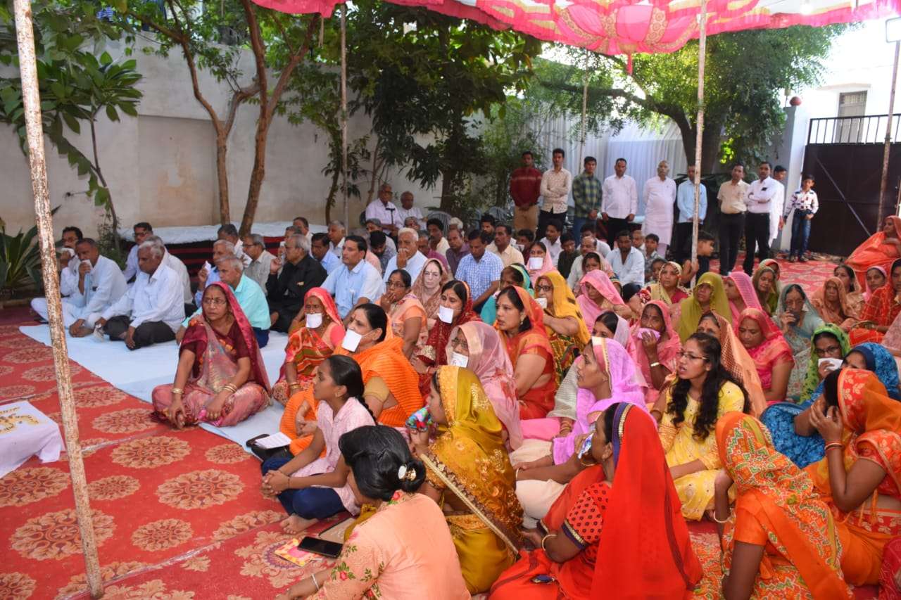 बीगोद में आत्मशांति जाप कार्यक्रम ने भ्रातृ-भगिनी प्रेम व समर्पण का कीर्तिमान स्थापित किया
