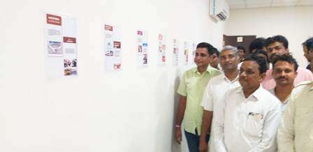 पीएम मोदी के जन्मदिवस पखवाड़े के अवसर पर जिला कार्यालय पर प्रदर्शनी का आयोजन 